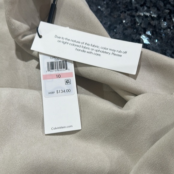 Calvin Klein suede midi dress - Picture 12 of 15